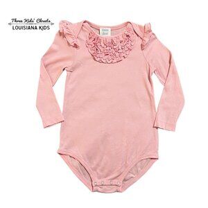 Lemon Loves Lime 18-24m Pink Ruffle Bodysuit Onesie